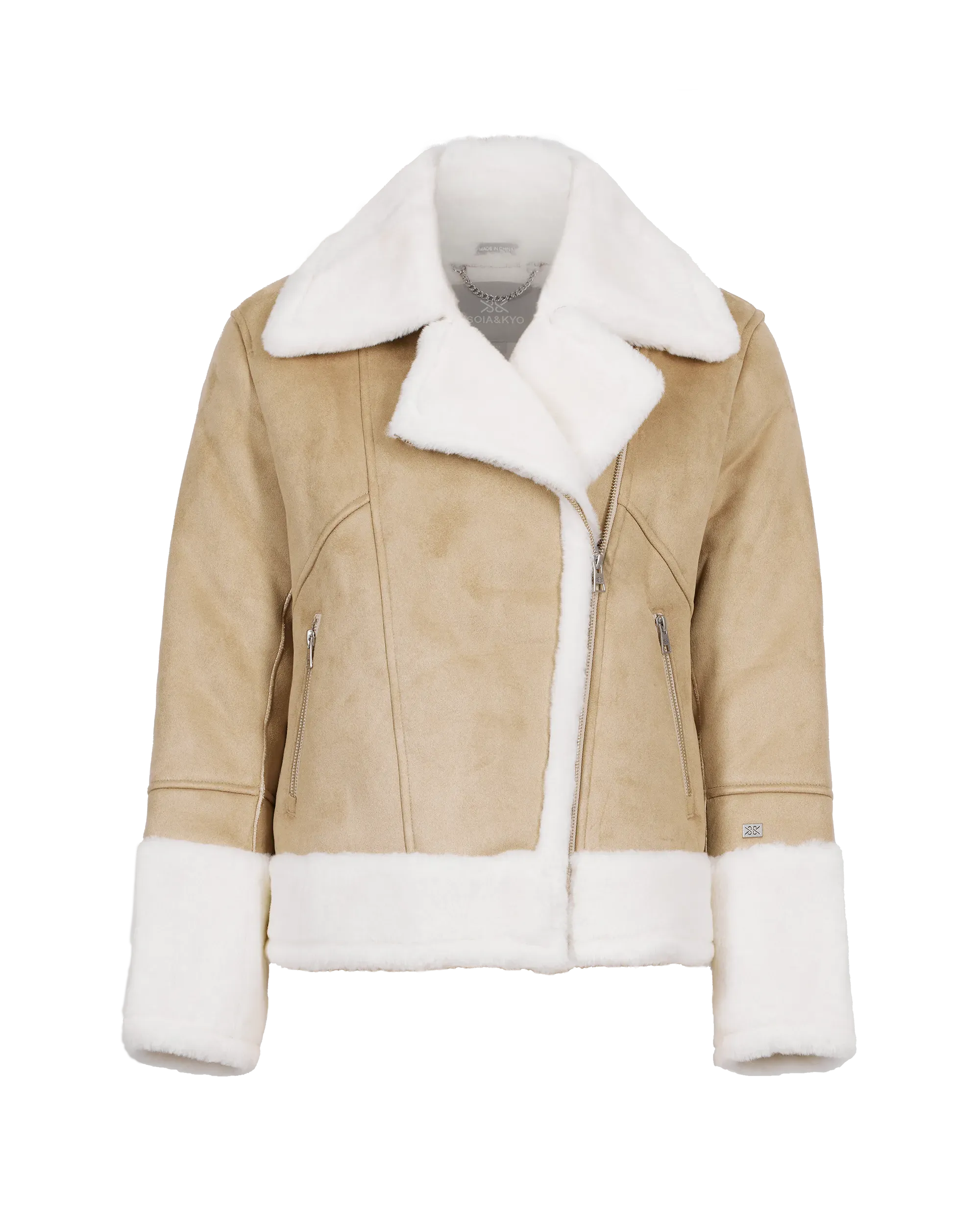 Soia and Kyo Phoebe Moto Coat