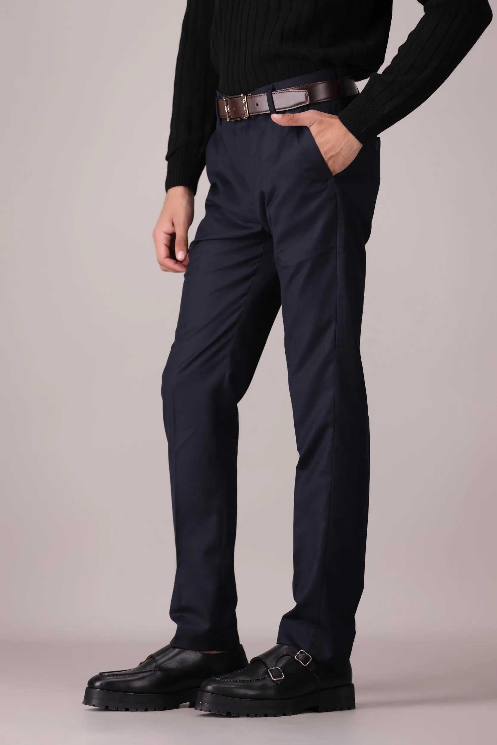 SOLID SHADE DRESS PANTS