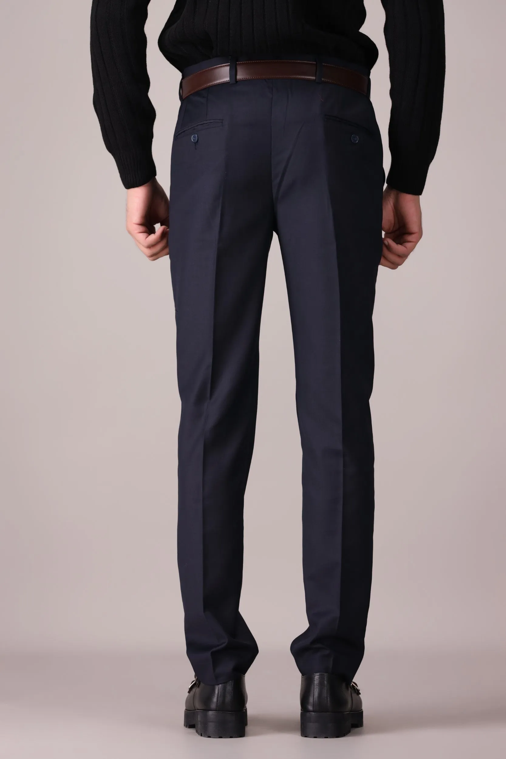 SOLID SHADE DRESS PANTS