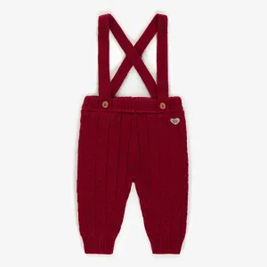 Souris Mini Baby Knitted Pants - Red