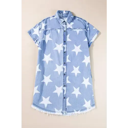 Star Denim Dress