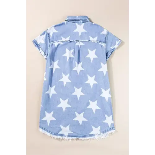 Star Denim Dress