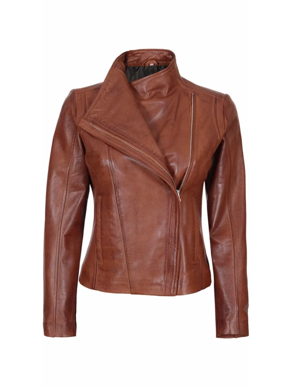 Stitch Define Leather Moto Jacket