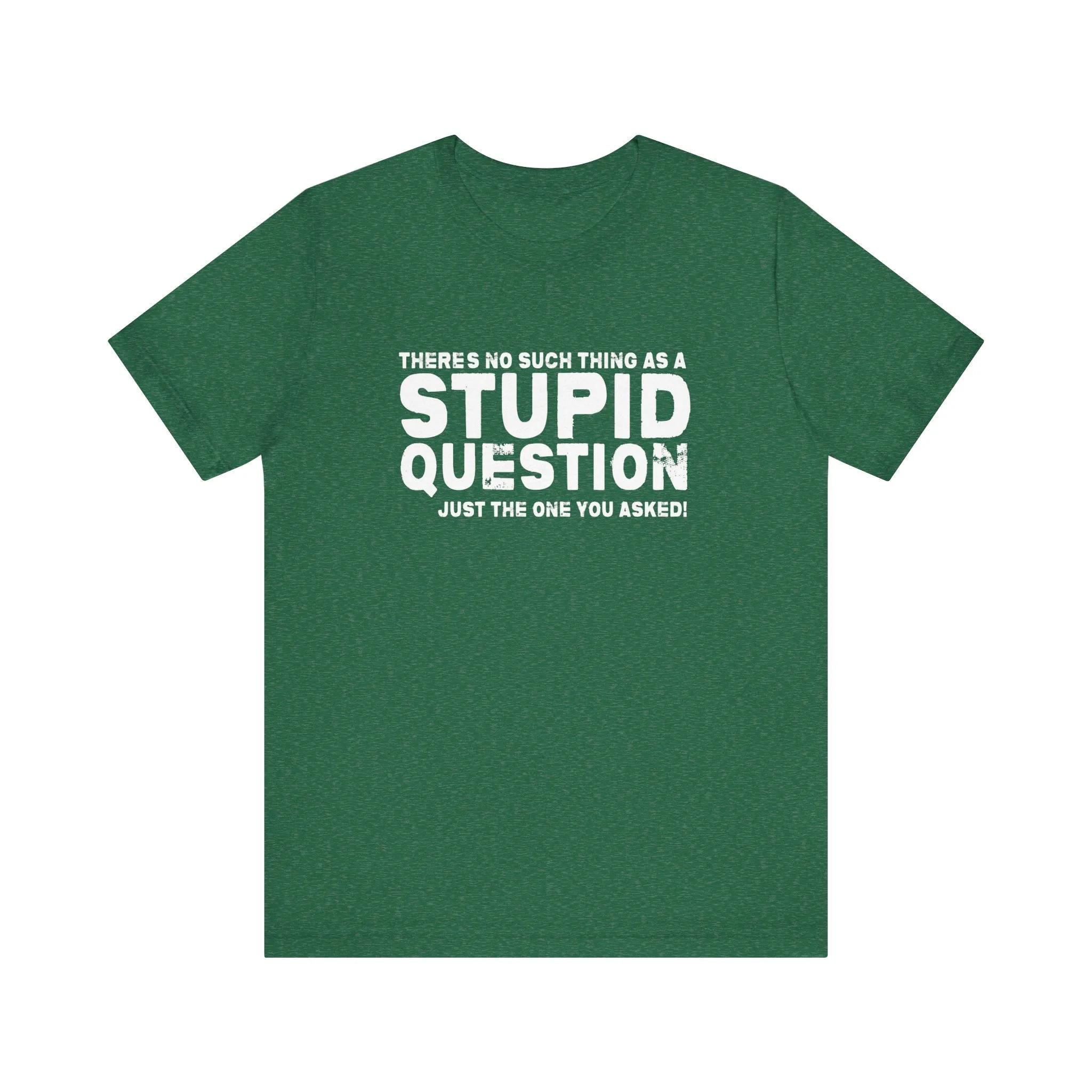 Stupid Tee - white print