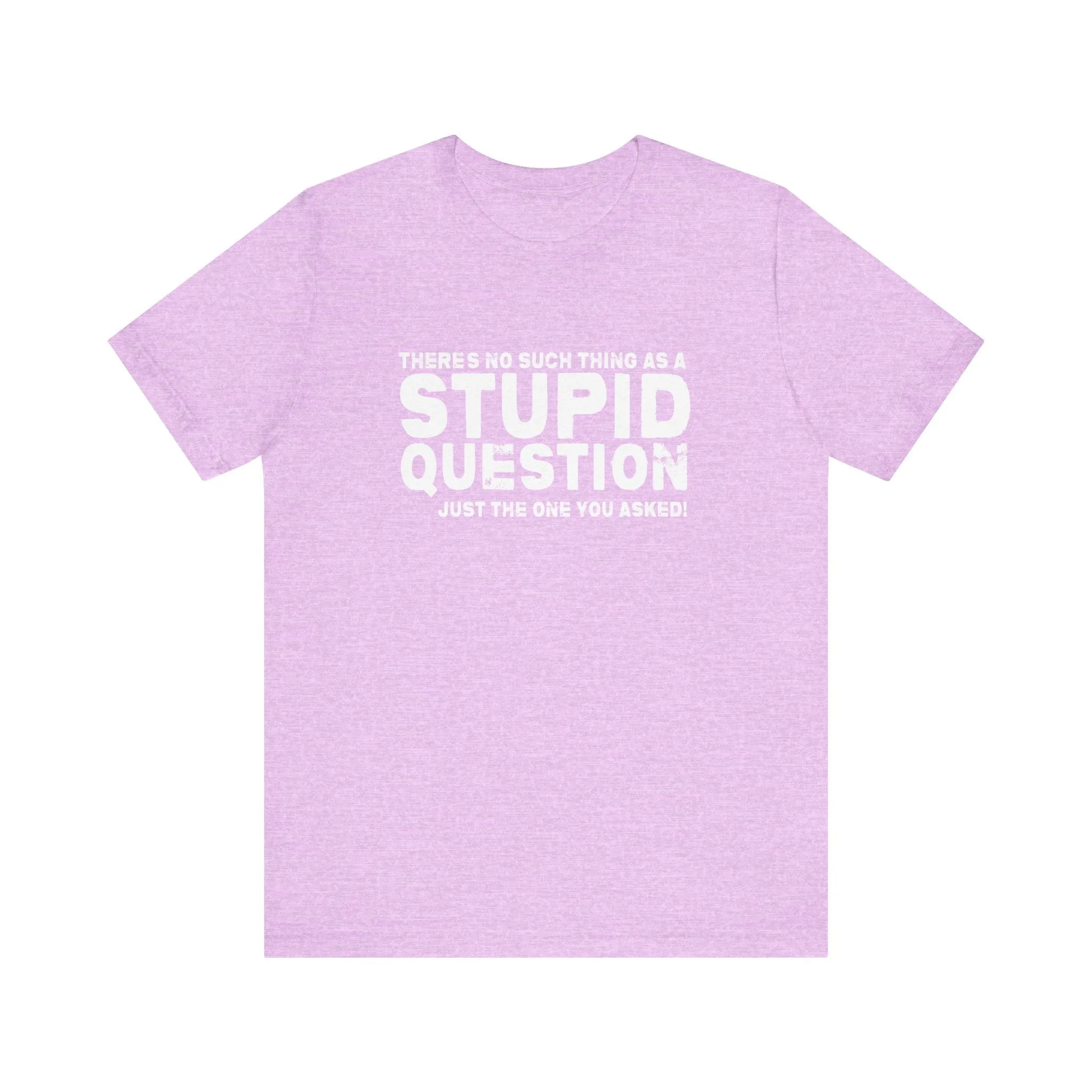 Stupid Tee - white print