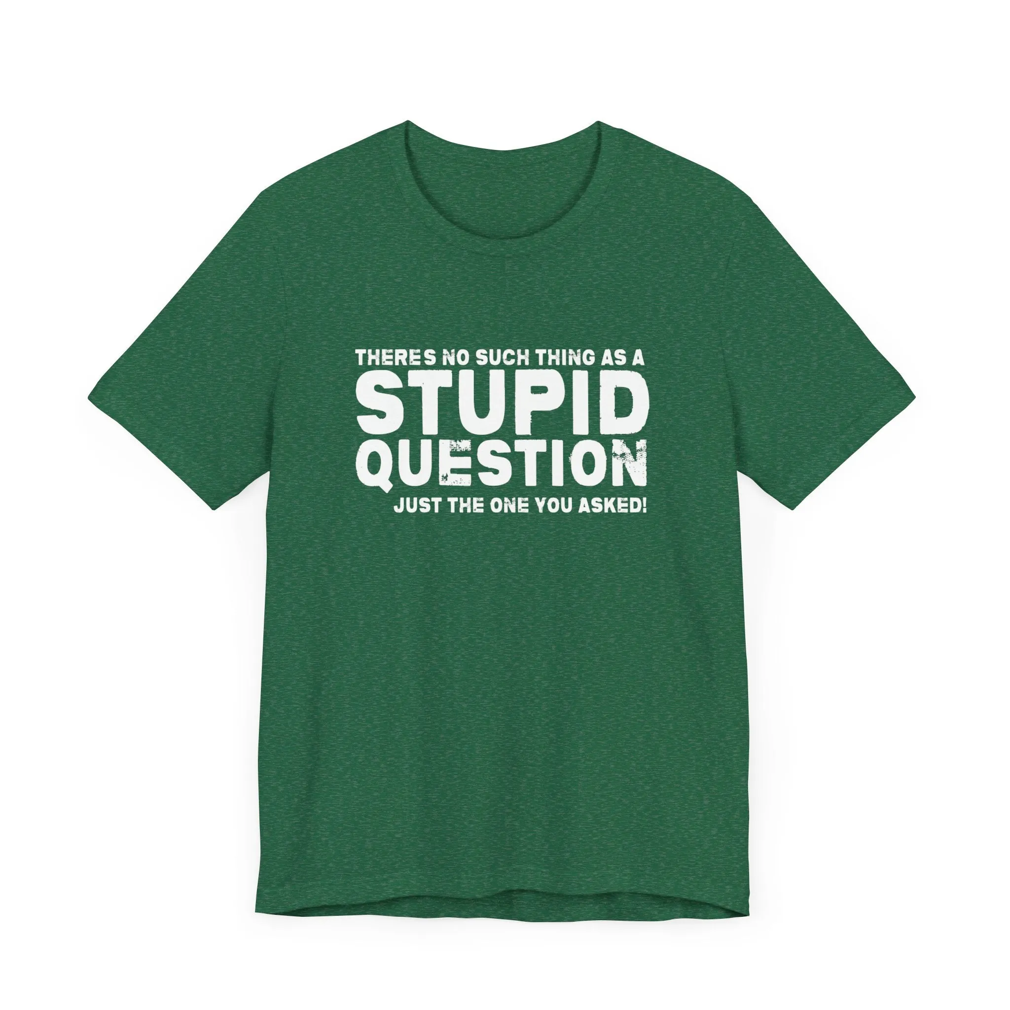 Stupid Tee - white print