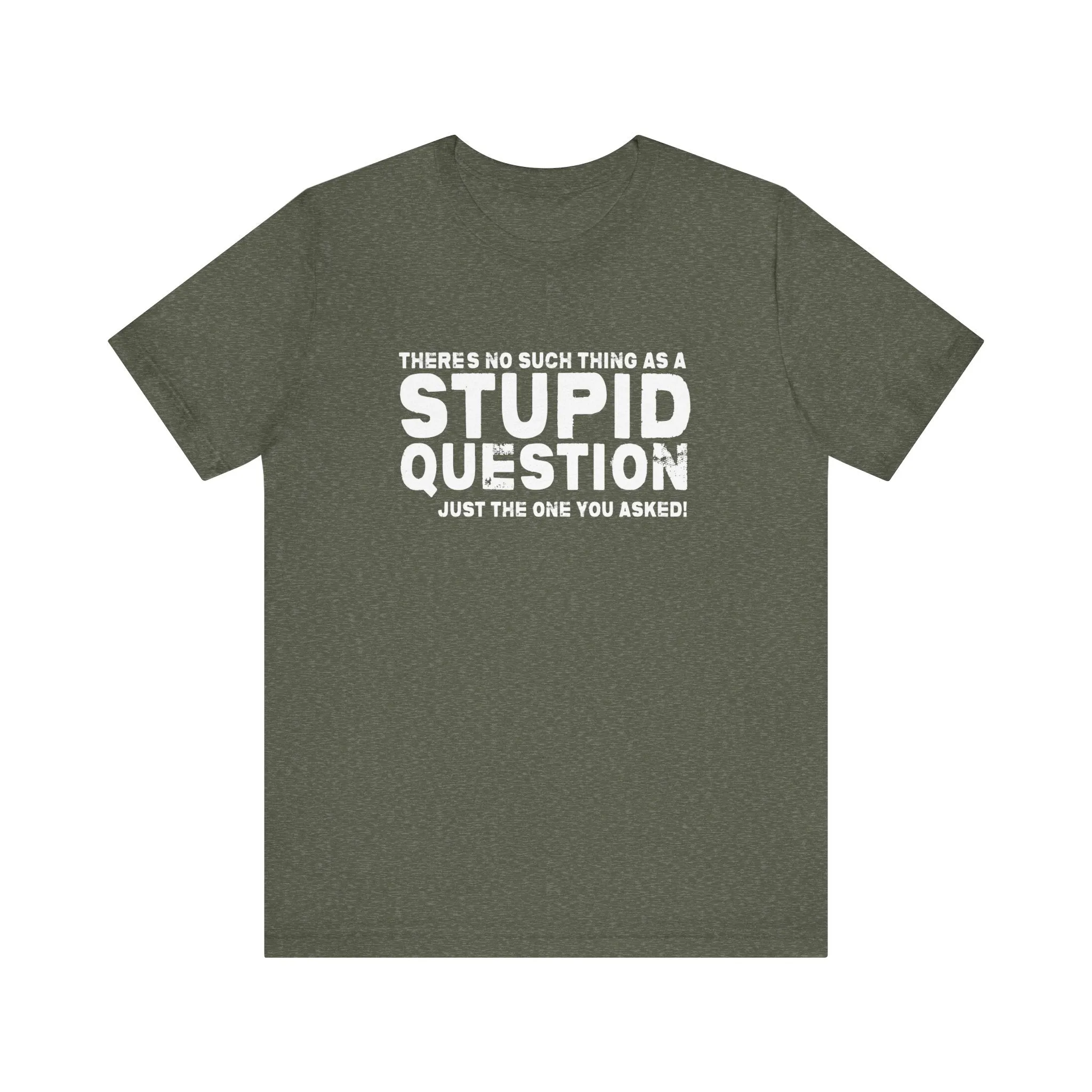 Stupid Tee - white print