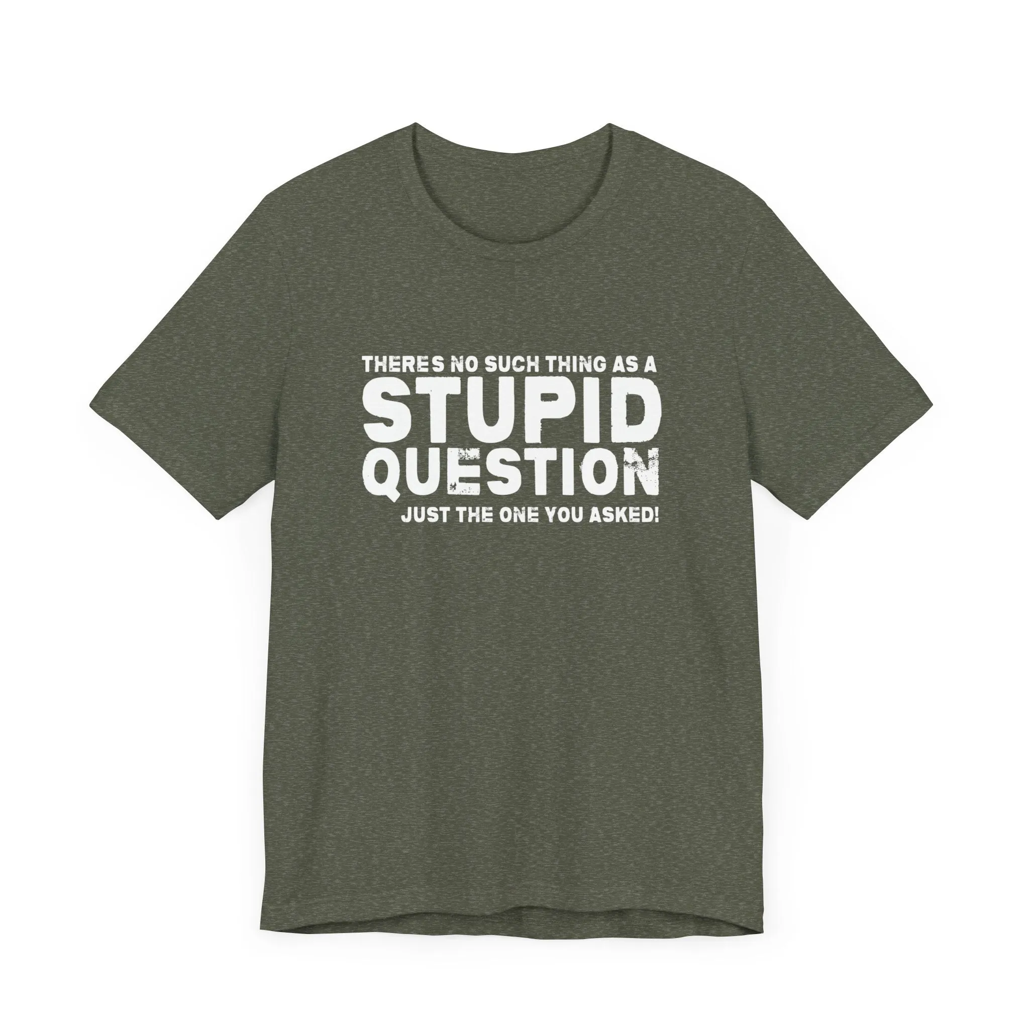 Stupid Tee - white print