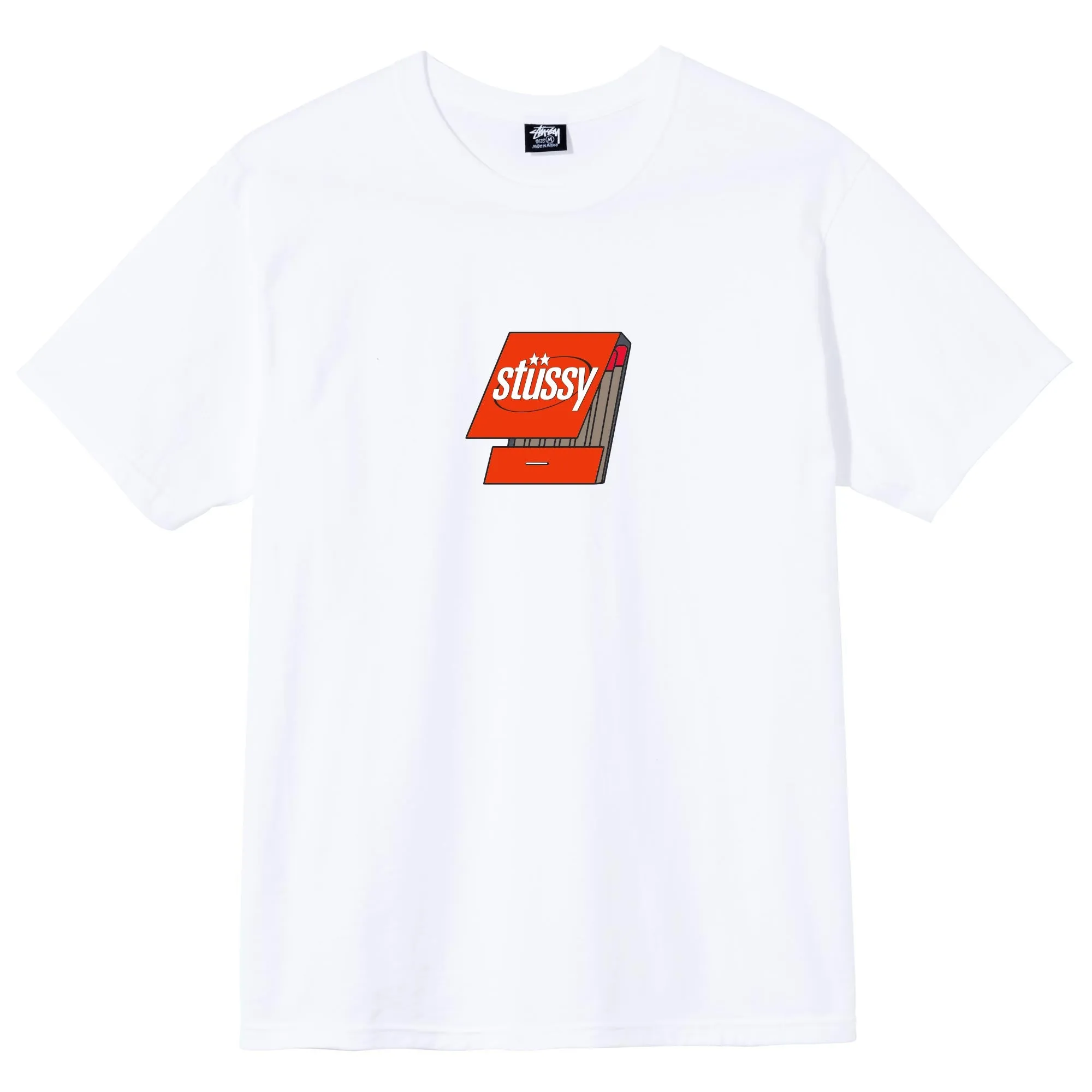 Stussy - Matchbook Tee - White, XL