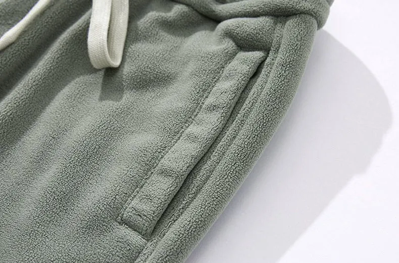 Stylish Solid Casual Sweatpants with Embroidered Detail
