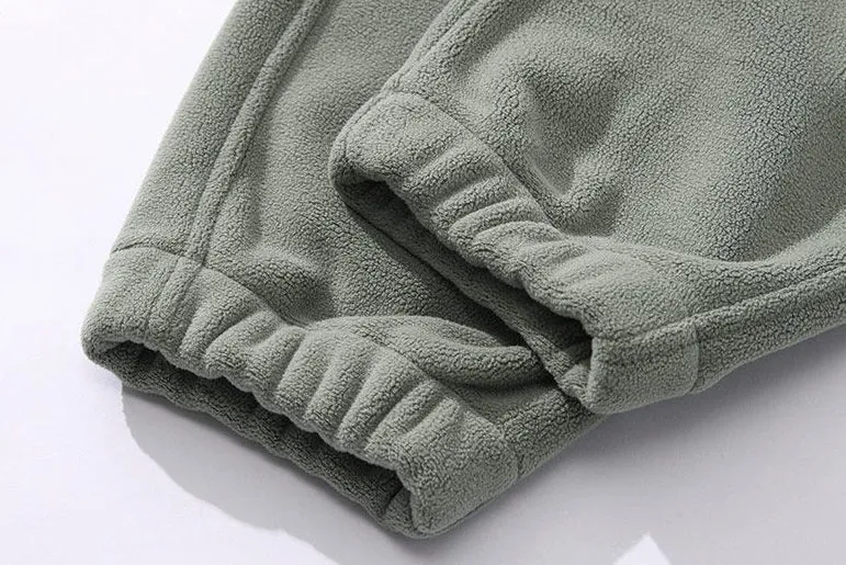 Stylish Solid Casual Sweatpants with Embroidered Detail
