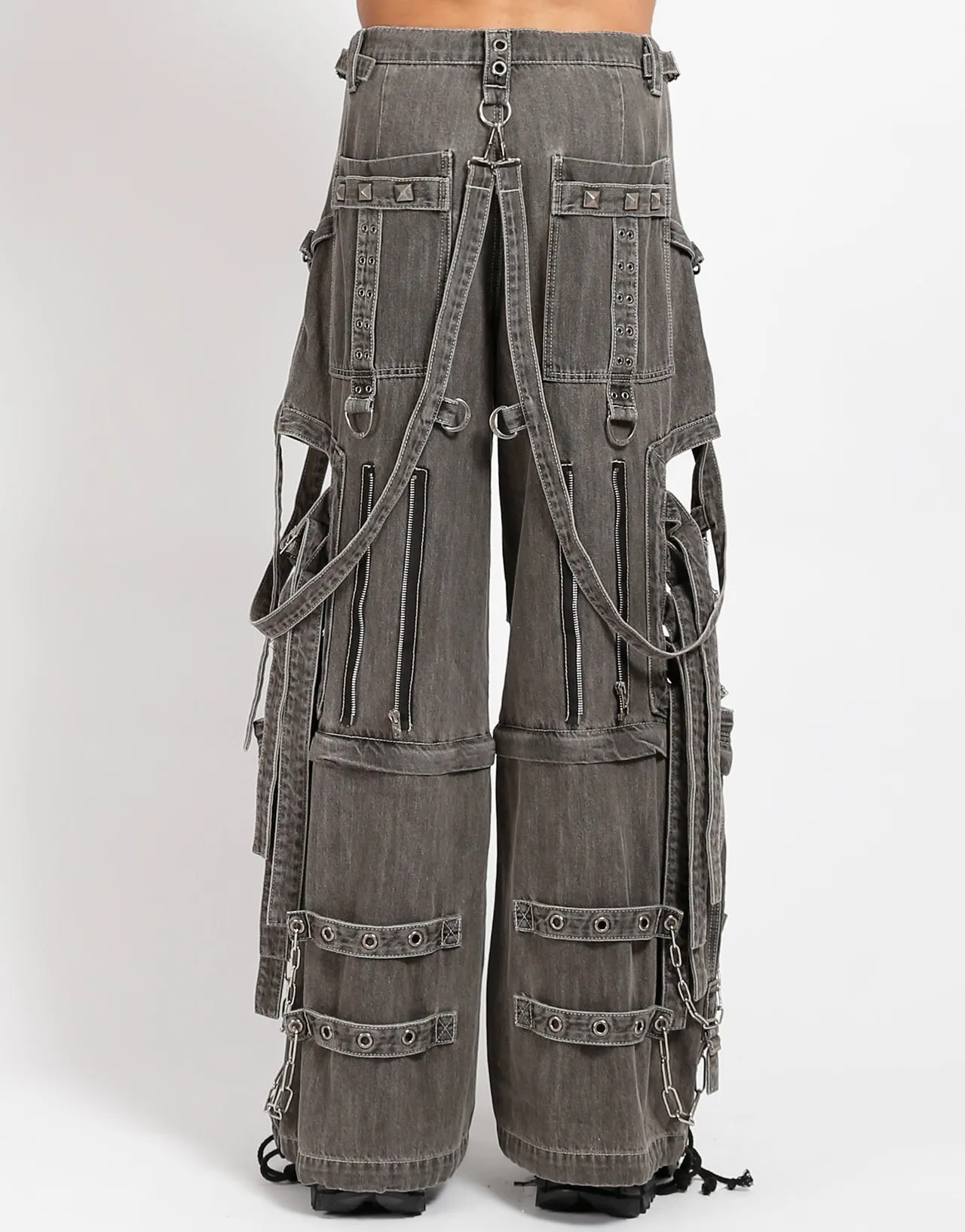 SUPER CUT OUT PANT BLACK DENIM