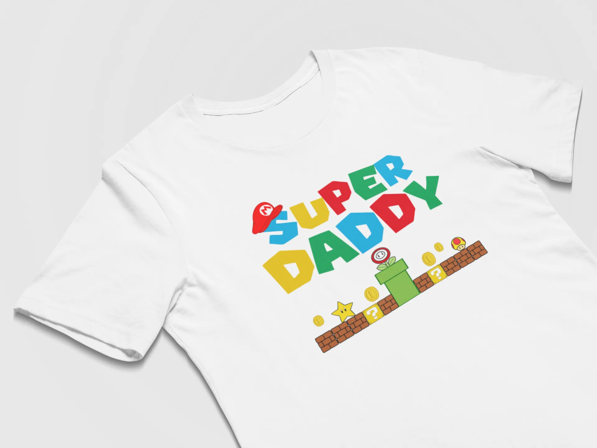 Super Daddy - Mario Fathers Day Gift T-Shirt