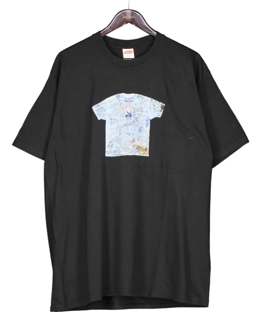 Supreme Black 30th Anniversary First T-shirt UK XL