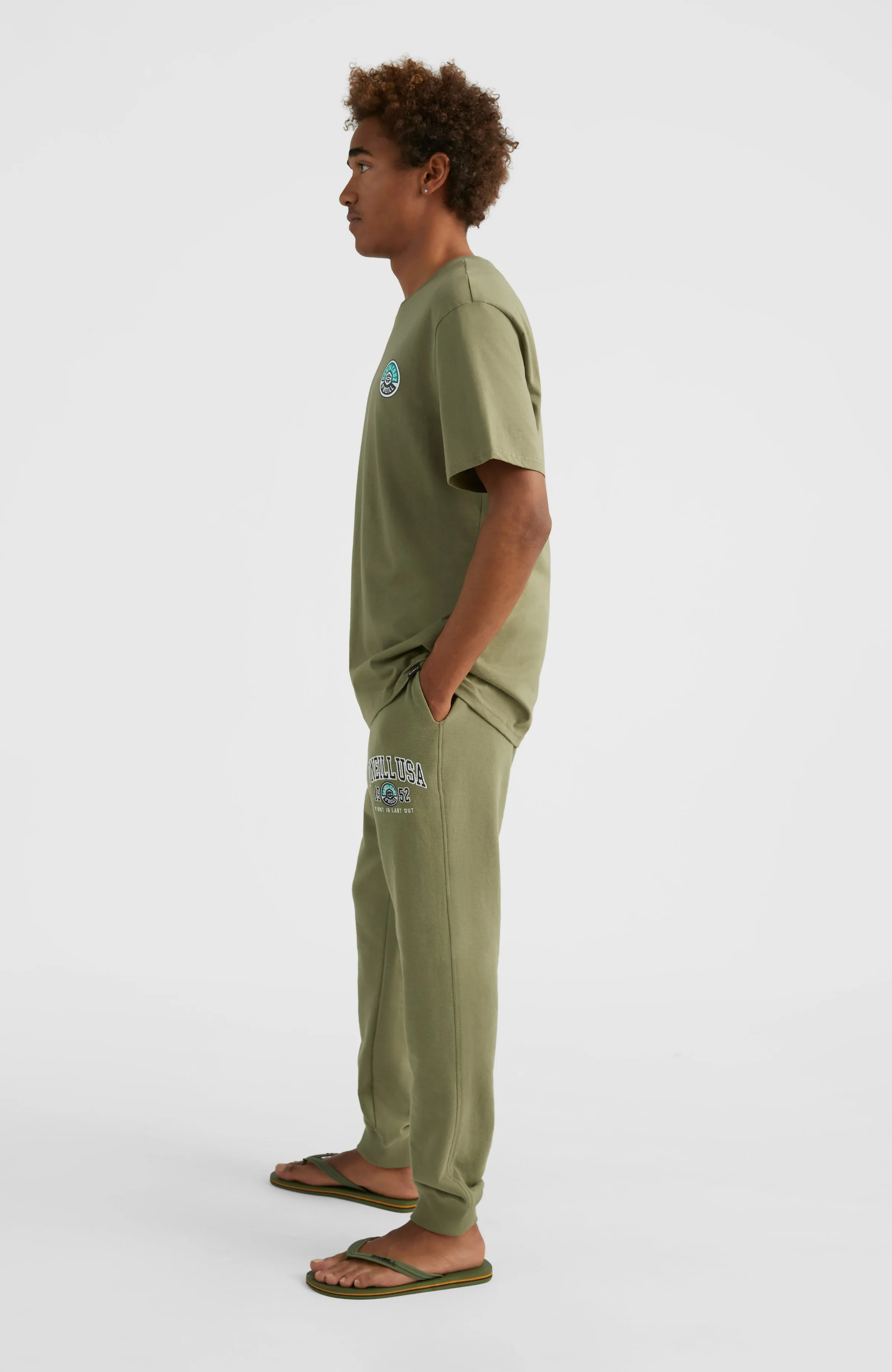 Surf State Jogginghose | Deep Lichen Green