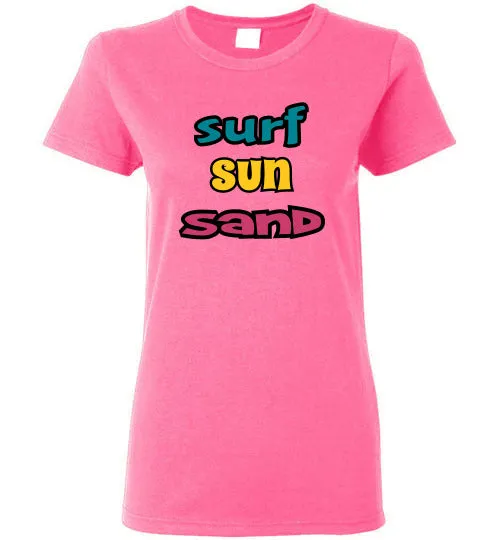 SURF SUN SAND