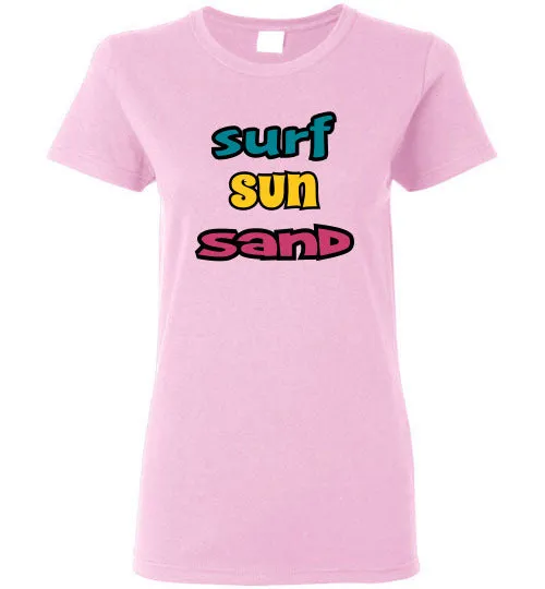 SURF SUN SAND