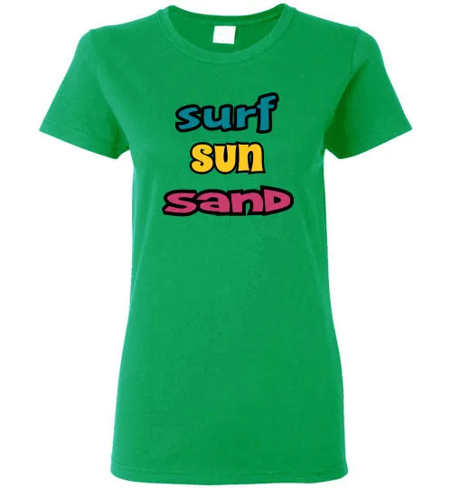 SURF SUN SAND