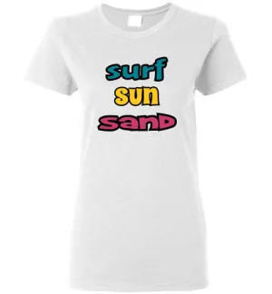 SURF SUN SAND