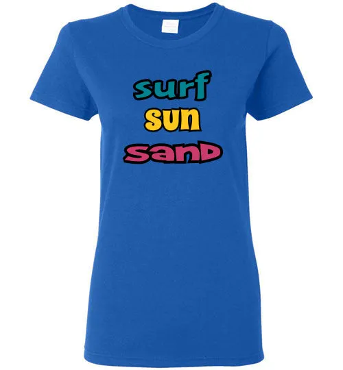 SURF SUN SAND