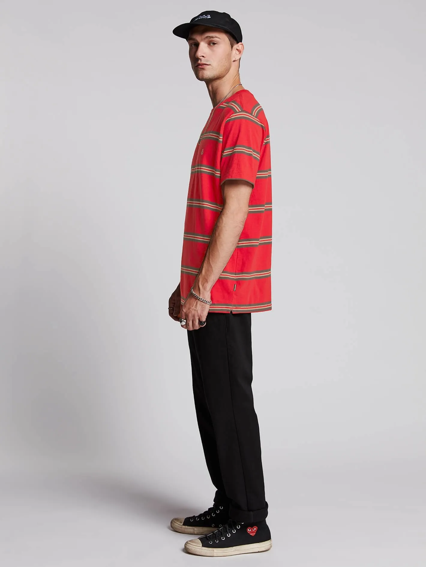 T-shirt Beauville Crew - Burgundy
