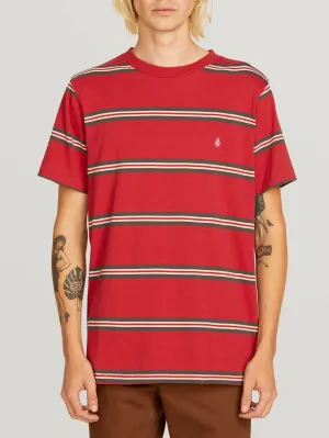 T-shirt Beauville Crew - Burgundy