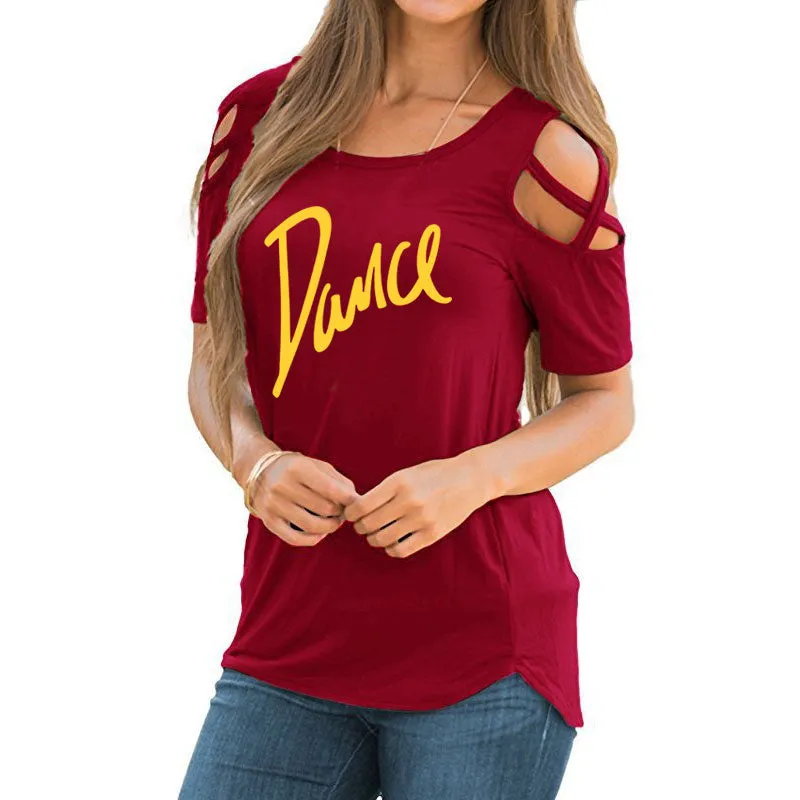 T shirt rétro imprimé vintage femme