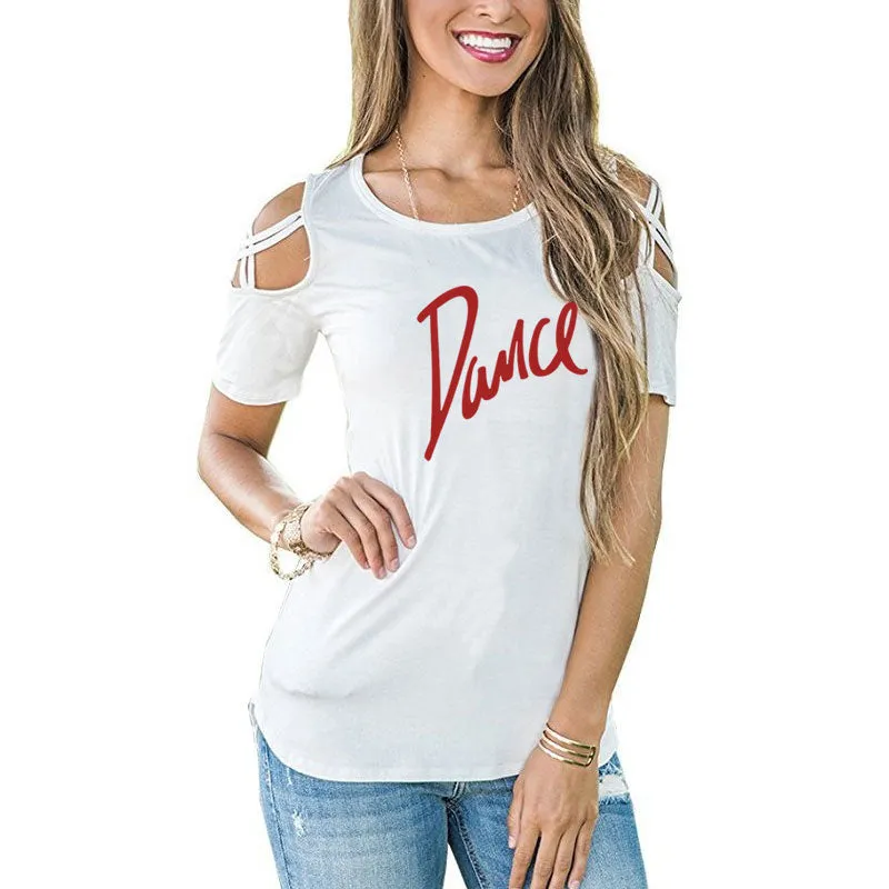 T shirt rétro imprimé vintage femme