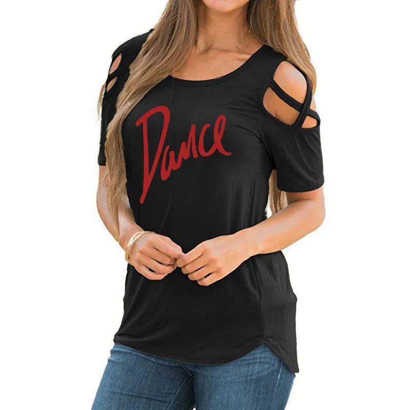 T shirt rétro imprimé vintage femme