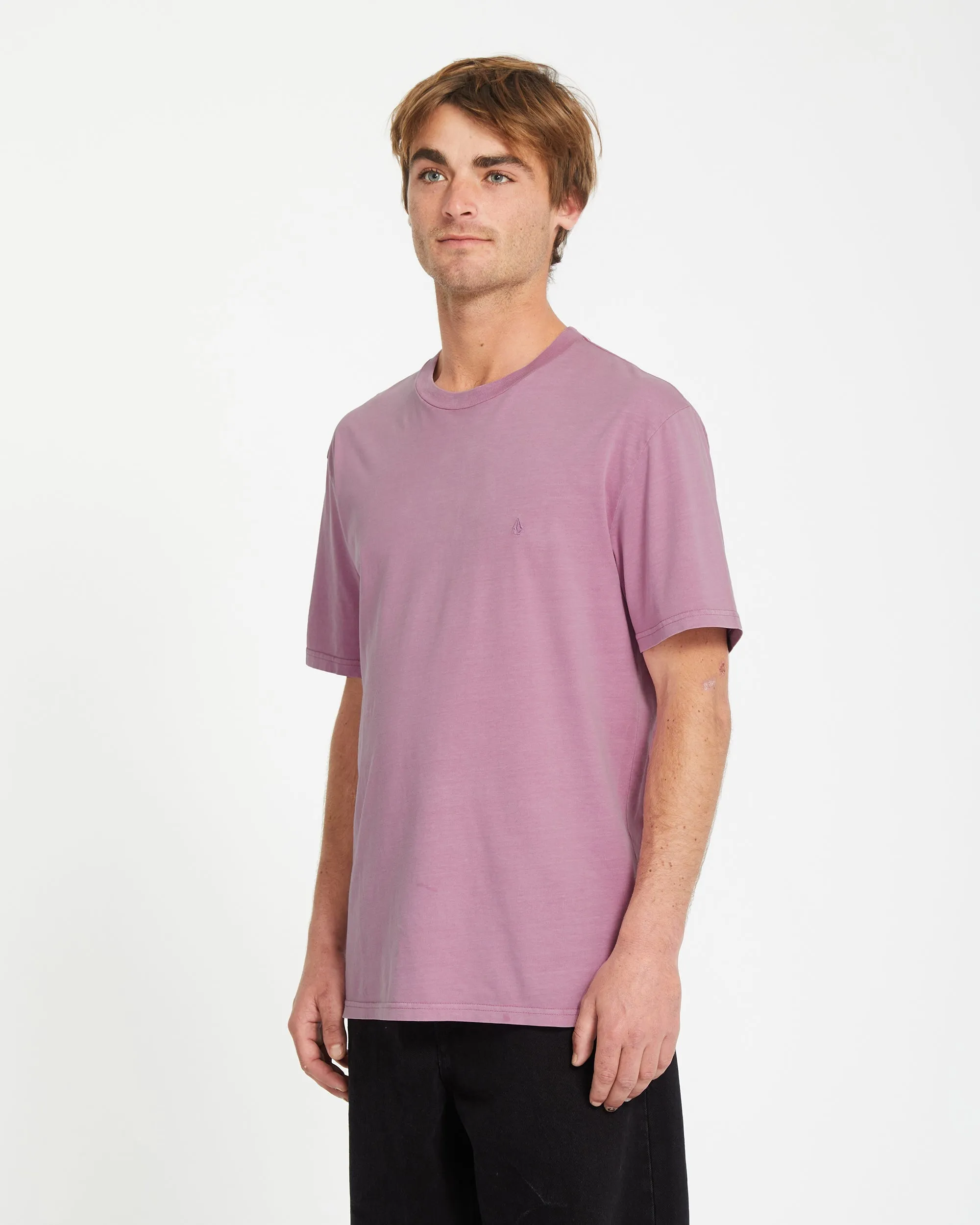 T-shirt Solid Stone - STEEL PURPLE