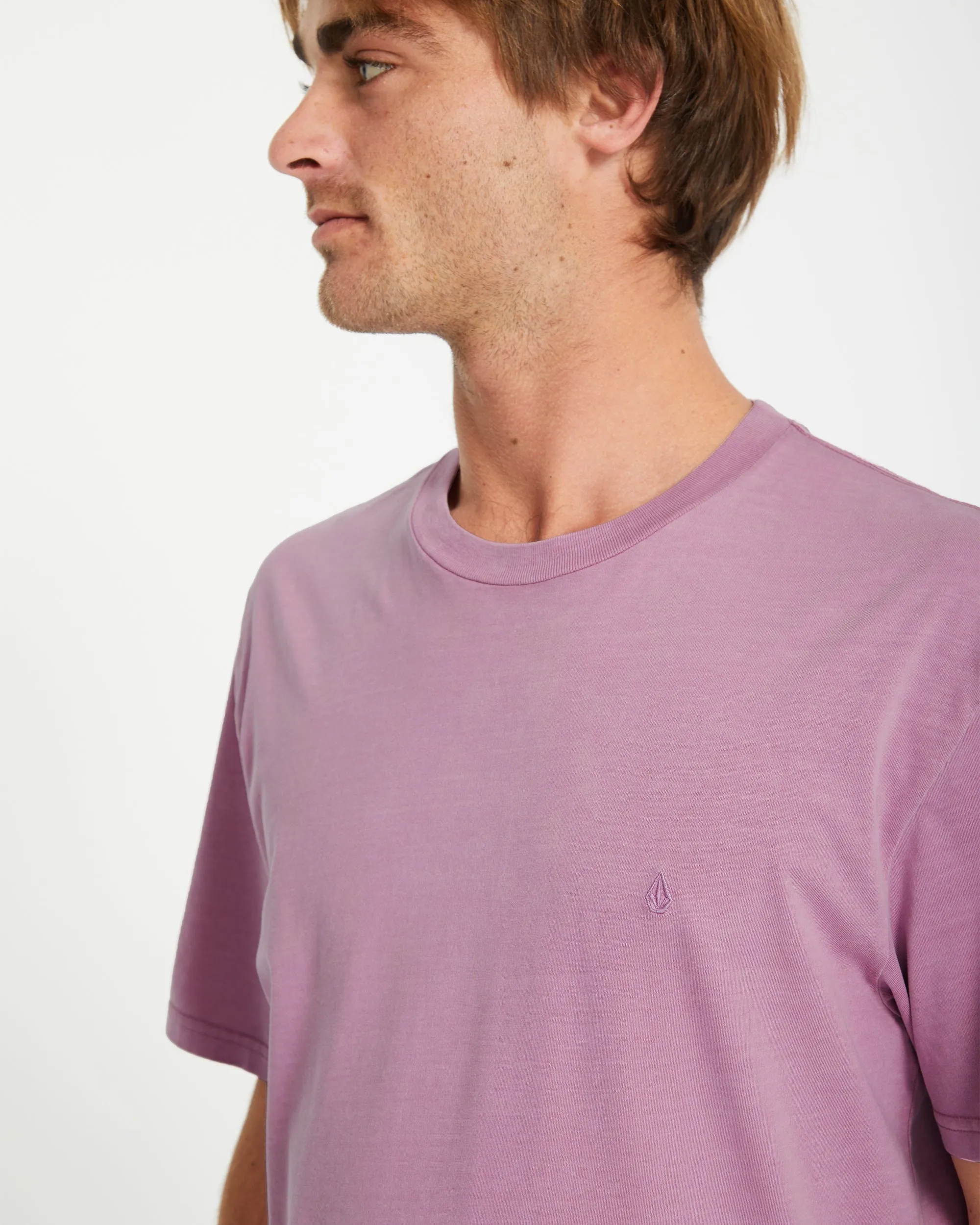 T-shirt Solid Stone - STEEL PURPLE