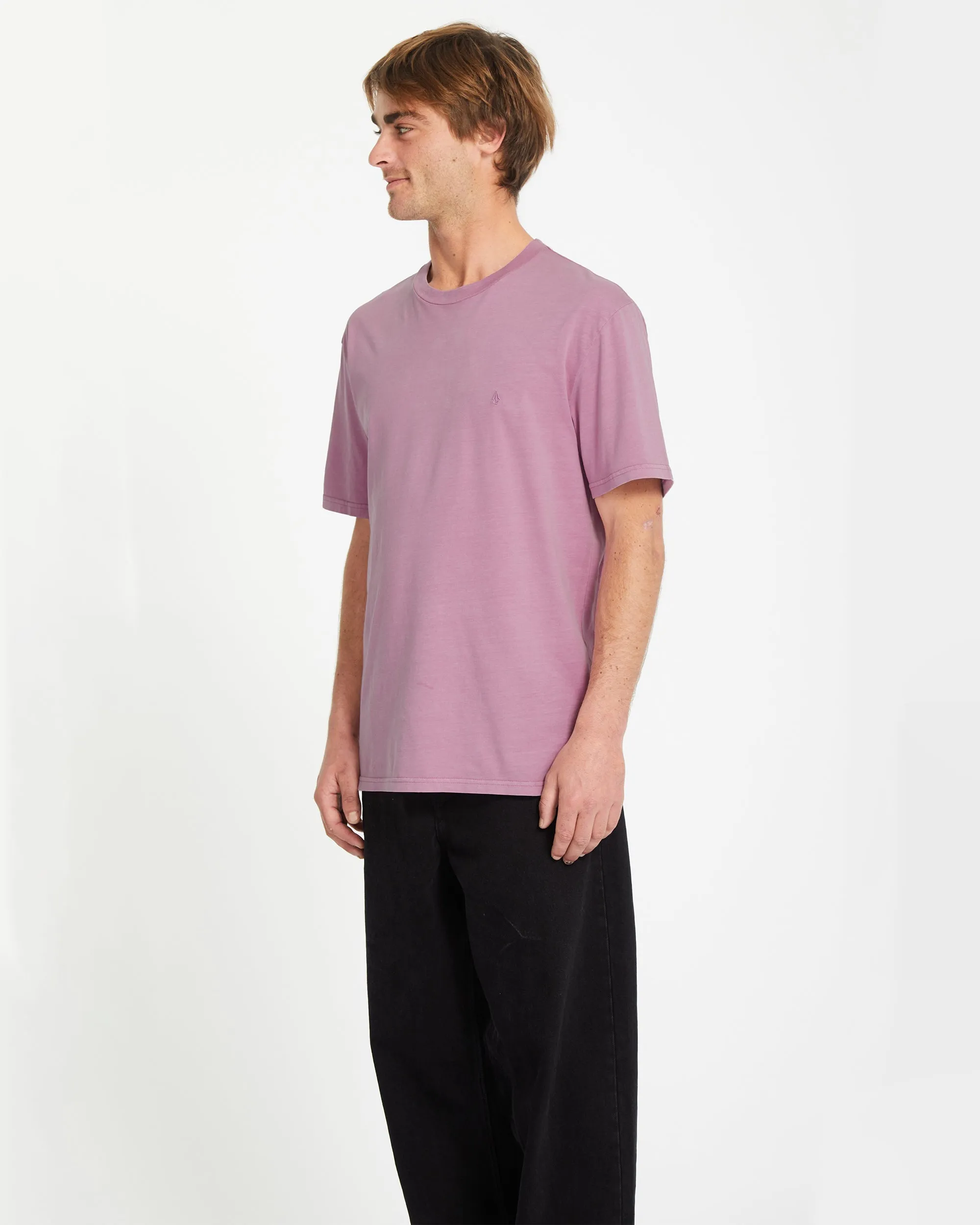 T-shirt Solid Stone - STEEL PURPLE