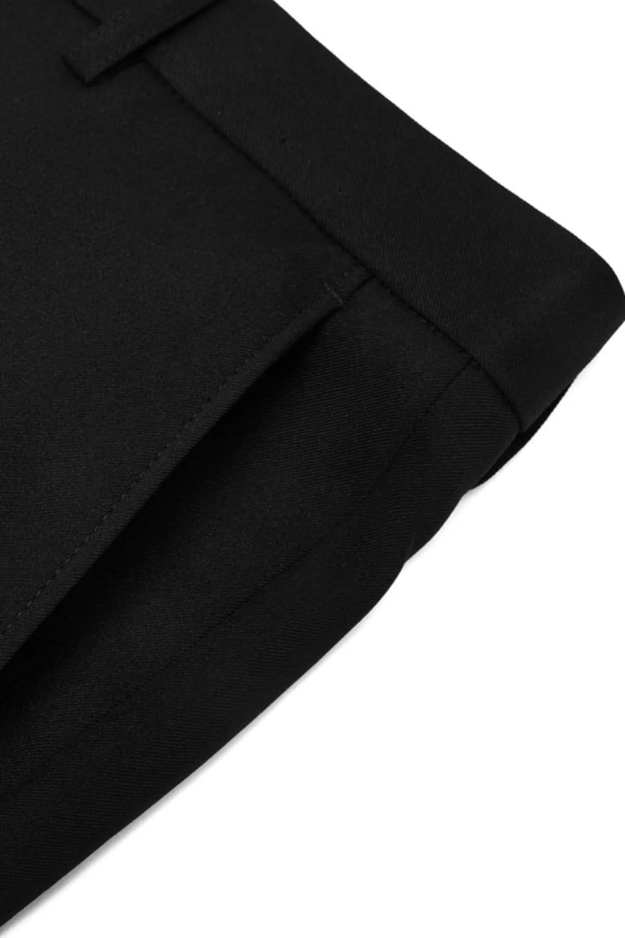 Teflon Slim Fit Twill Suit Pants