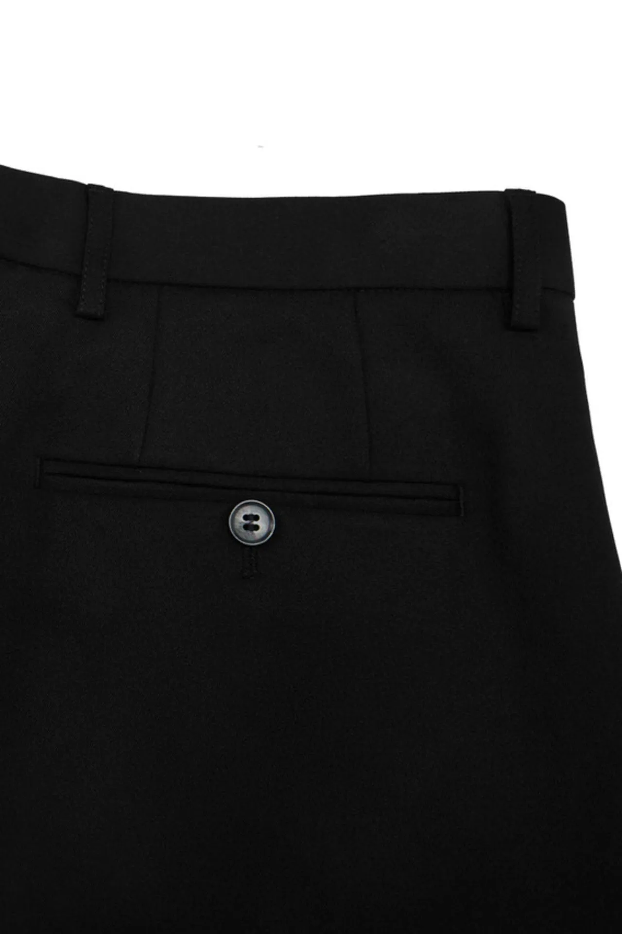 Teflon Slim Fit Twill Suit Pants