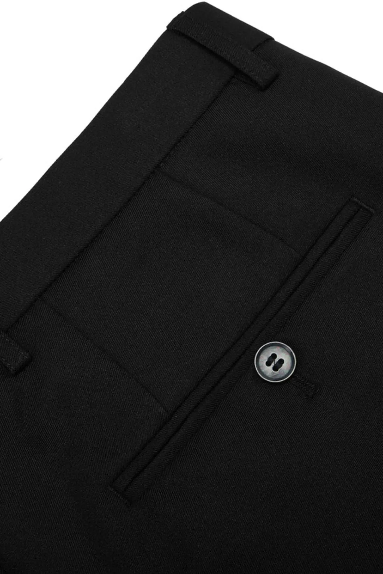Teflon Slim Fit Twill Suit Pants