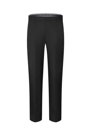 Teflon Slim Fit Twill Suit Pants