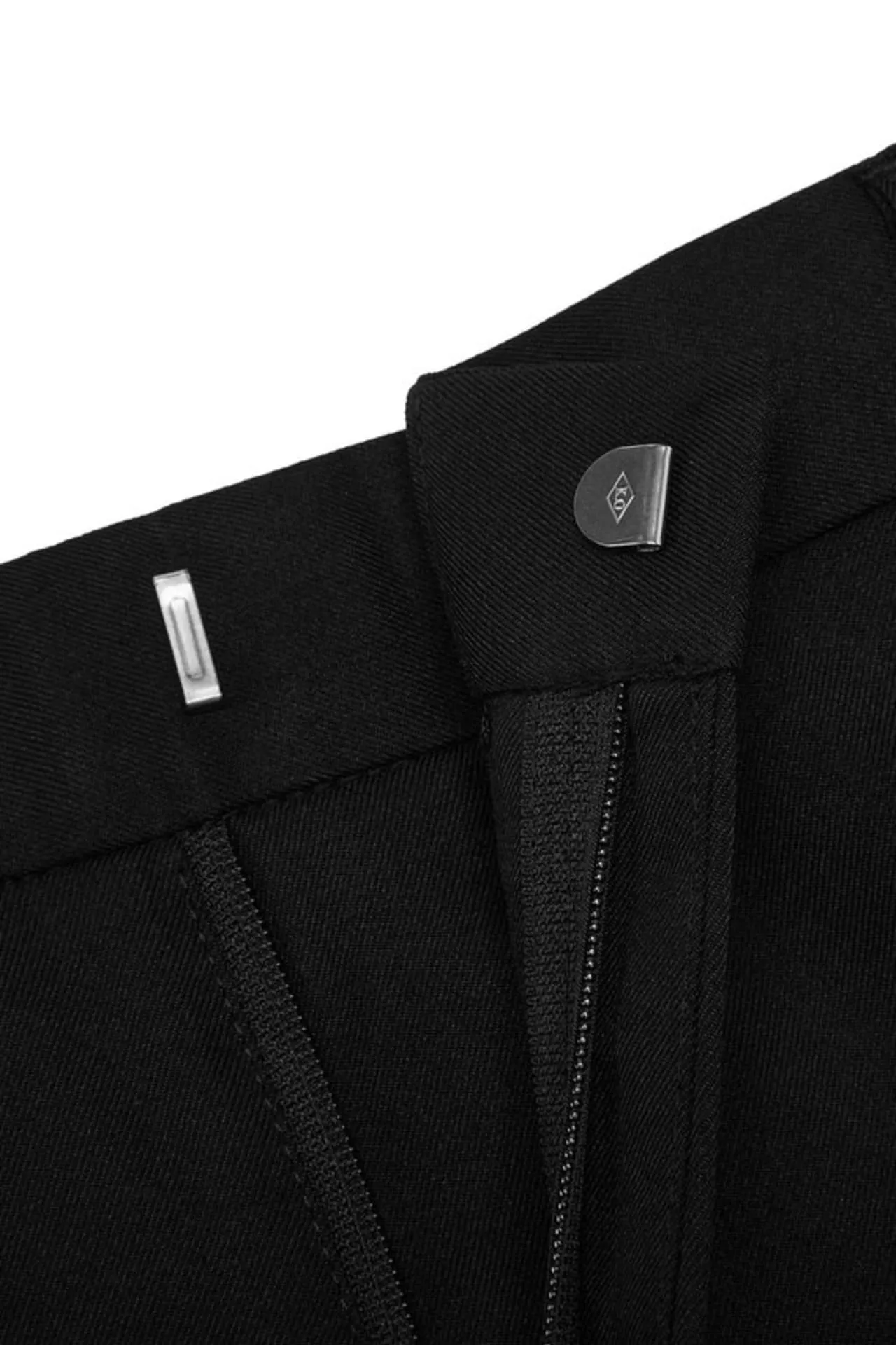 Teflon Slim Fit Twill Suit Pants