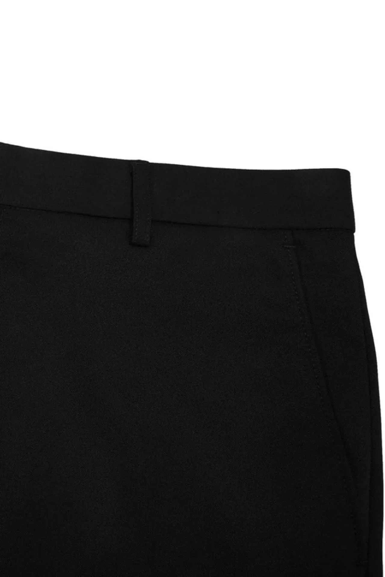 Teflon Slim Fit Twill Suit Pants