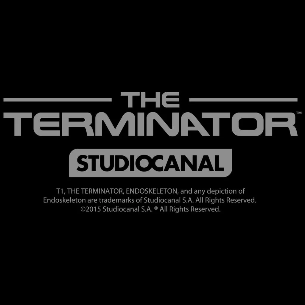 Terminator Classic Movie Poster Official Men's T-shirt (Black)