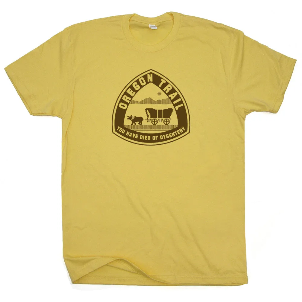 The Oregon Trail T Shirt Vintage Gaming Shirt Computer Geek T Shirt 80s Tees