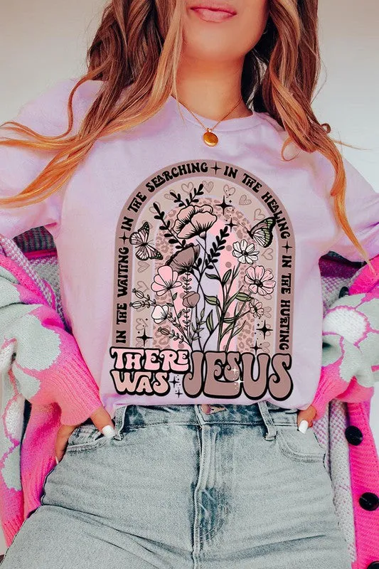 There Was Jesus Graphic Tee - Curvy 
