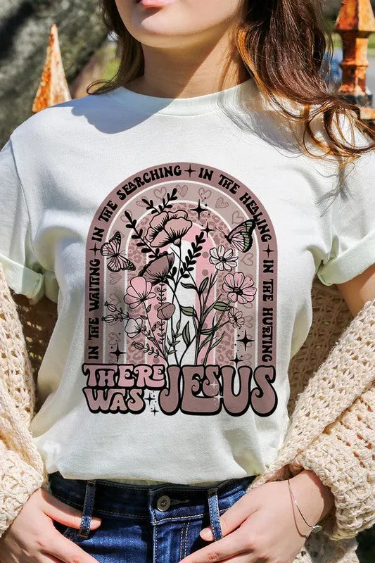 There Was Jesus Graphic Tee - Curvy 