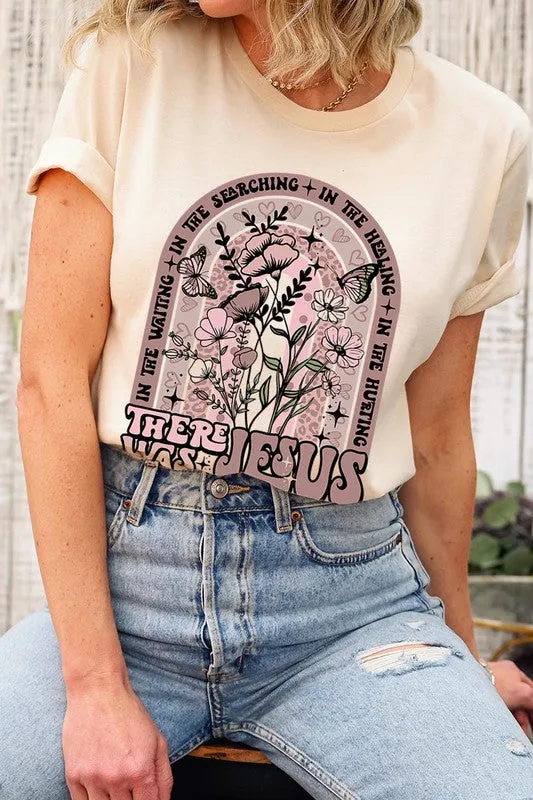 There Was Jesus Graphic Tee - Curvy 