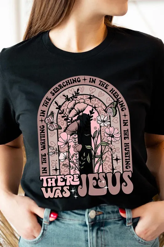 There Was Jesus Graphic Tee - Curvy 