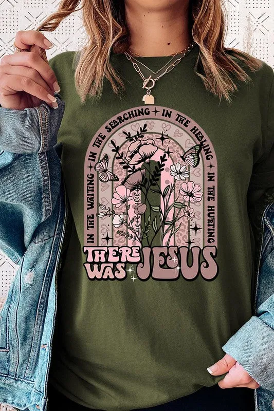 There Was Jesus Graphic Tee - Curvy 