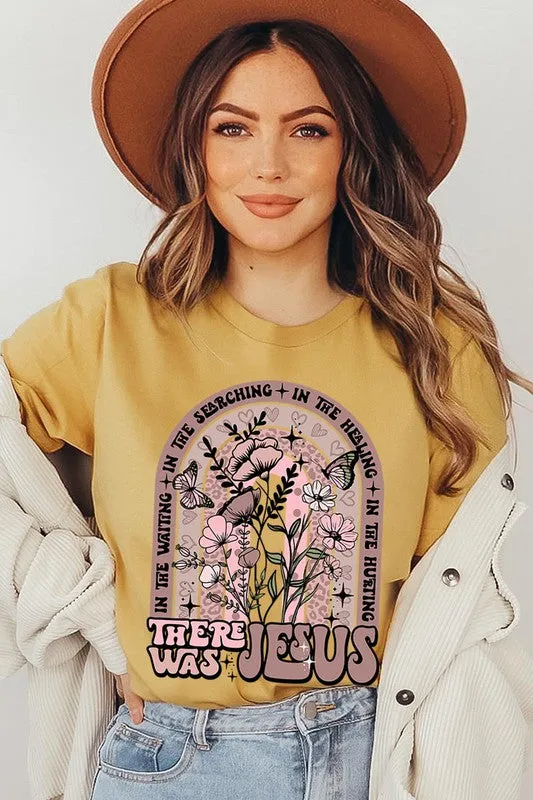 There Was Jesus Graphic Tee - Curvy 