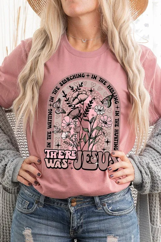 There Was Jesus Graphic Tee - Curvy 