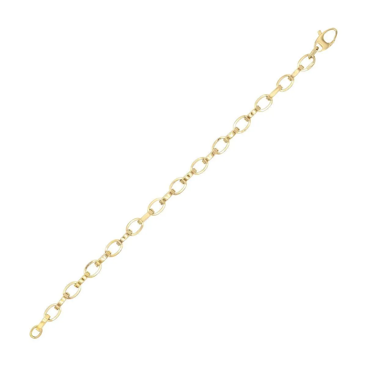 Thick Link Bracelet 14K