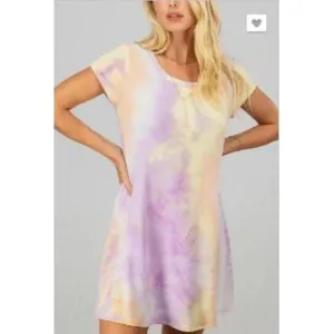 Tie-Dye Swing Dress