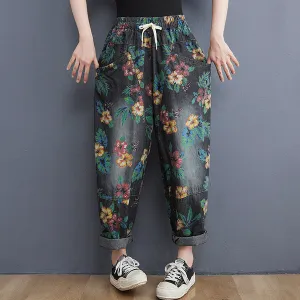 Tropical Bloom Baggy Pants